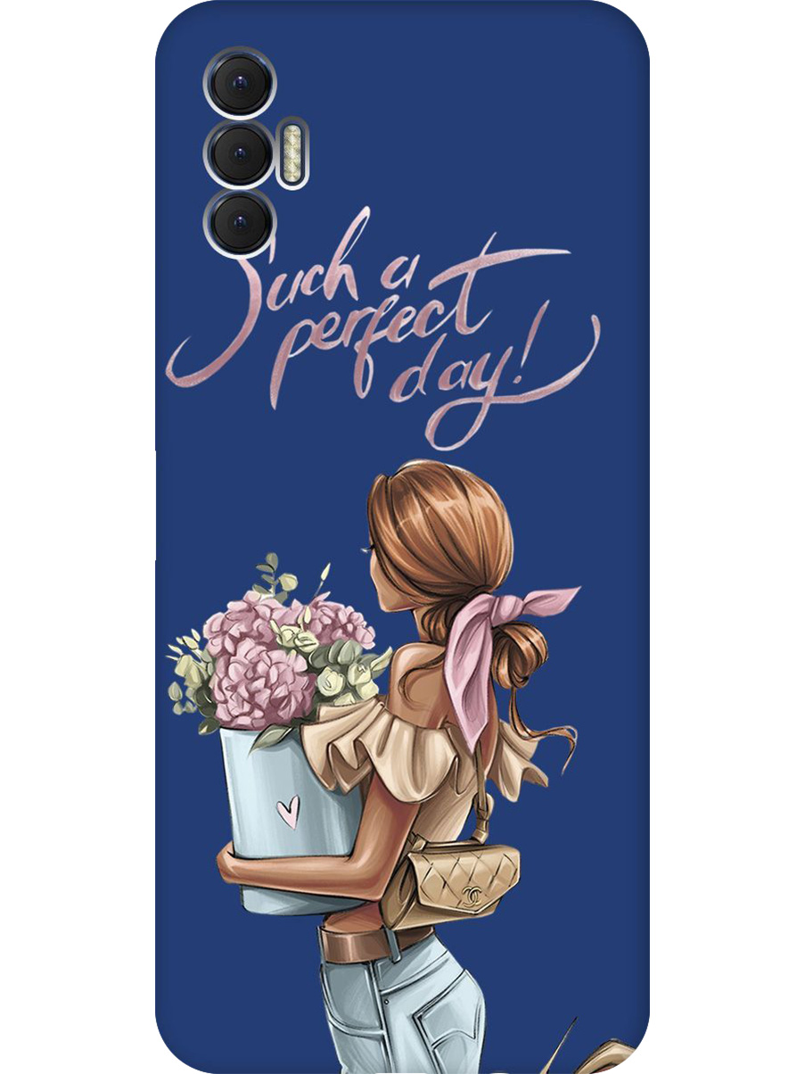 

Силиконовый чехол на Tecno Spark 8P с принтом "Какой прекрасный день" матовый синий, Синий;прозрачный;голубой;розовый, 741736275