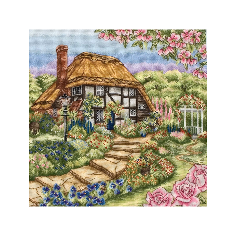 

Набор для вышивания Anchor, "Rose Cottage" 31х31 см, арт.PCE944