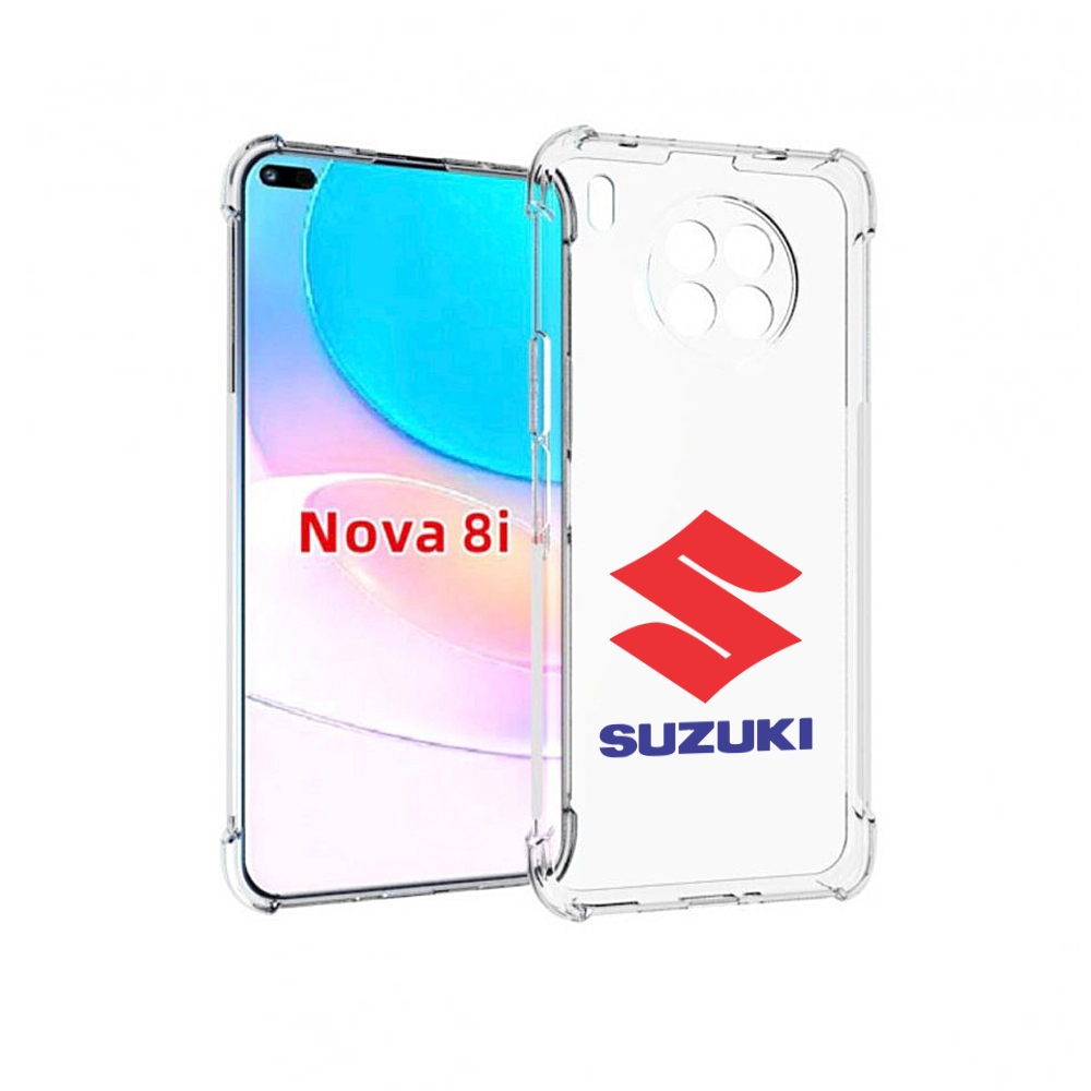 

Чехол бампер MyPads suzuki-сузуки-3 мужской для Huawei Nova 8i, Прозрачный, Tocco