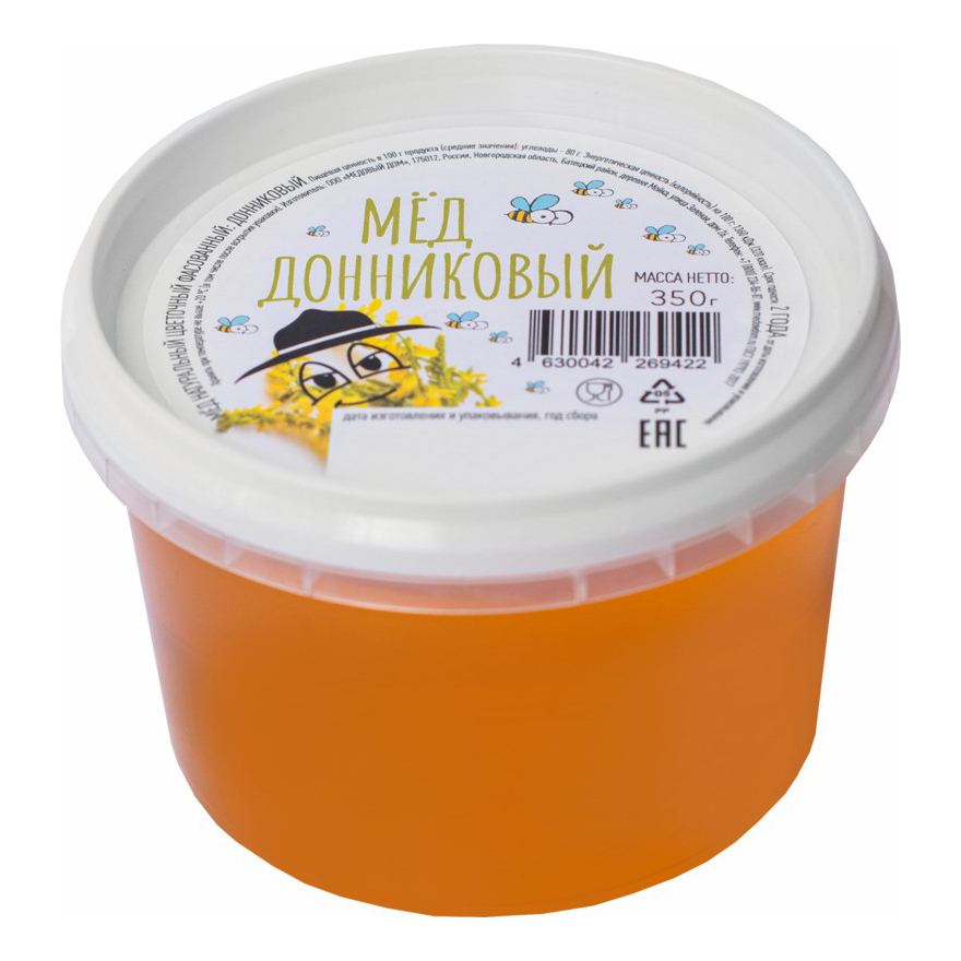 

Мед Медовый дом Донниковый цветочный 350 г
