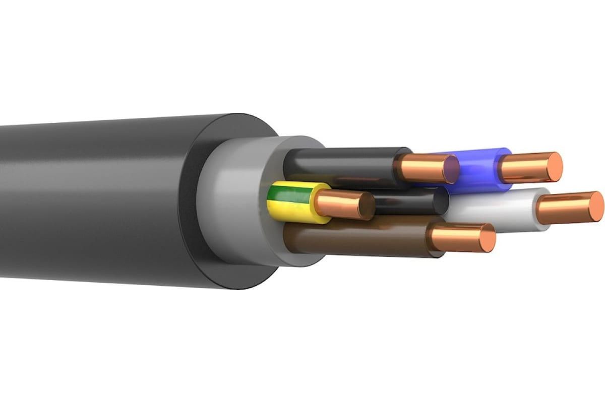 

Кабель ВБШвнг(А) LS 5х6 ГОСТ (10 метров) iTOK, Черный, ВБШвнг (А) LS