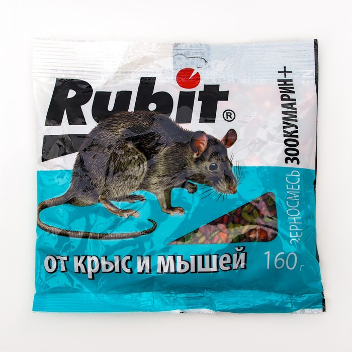 

Зерно от грызунов Rubit Зоокумарин+ 160 г, Зоокумарин+