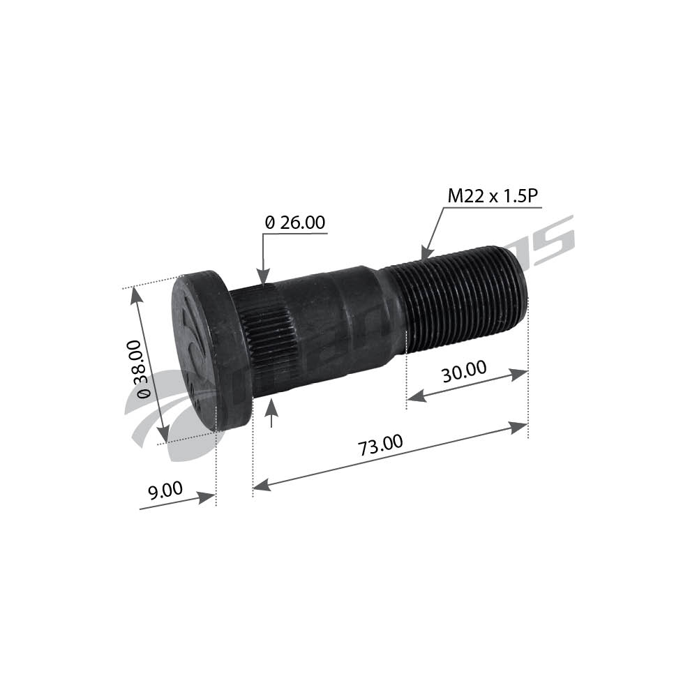 

Шпилька Колеса Mansons арт. 300.530