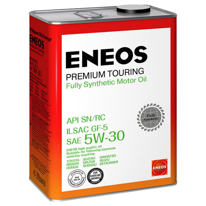 Моторное масло Eneos синтетическое Premium Touring 5W30 Sn 4л