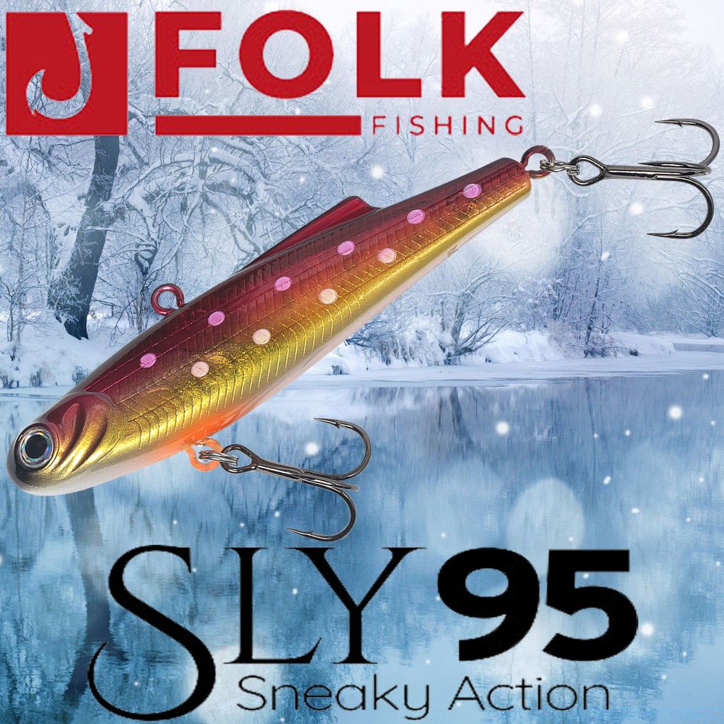 Воблер Folkfishing Vib Sly 95мм 30гр FVS-16 860₽