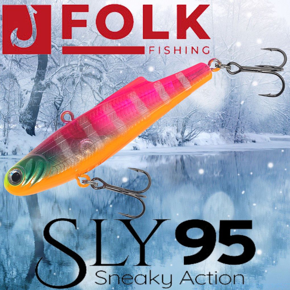 

Воблер Folkfishing (Vib) Sly 95мм 30гр #FVS-21, Розовый;оранжевый, (Vib) Sly 95мм 30гр