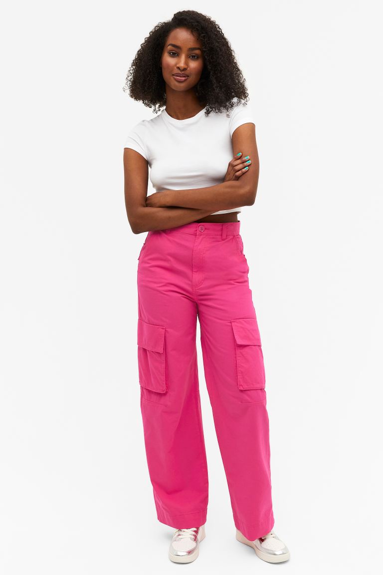

Брюки женские Monki 1117350012 розовые 44 EU (доставка из-за рубежа), 1117350012