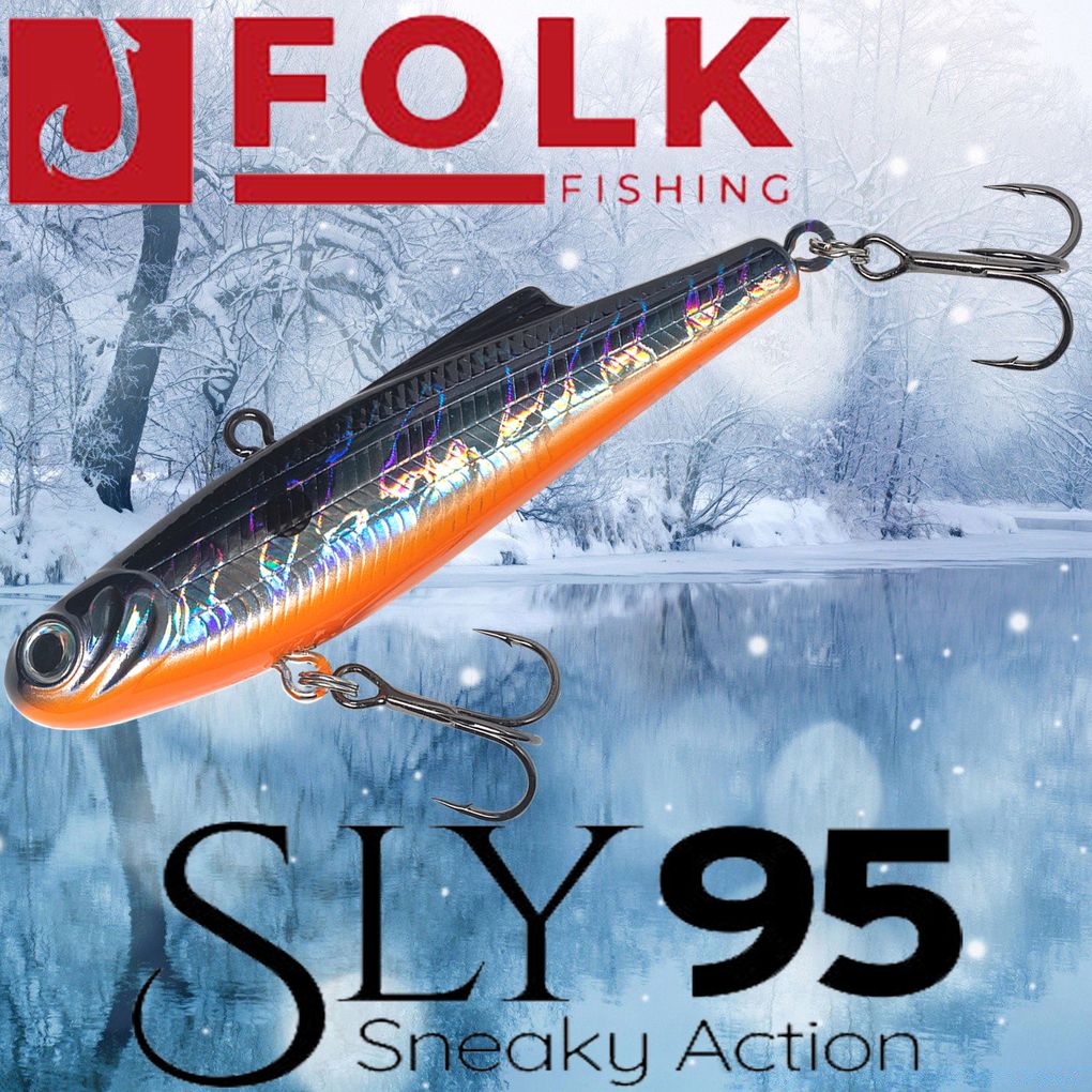 

Воблер Folkfishing (Vib) Sly 95мм 30гр #FVS-25, Фиолетовый;оранжевый, (Vib) Sly 95мм 30гр