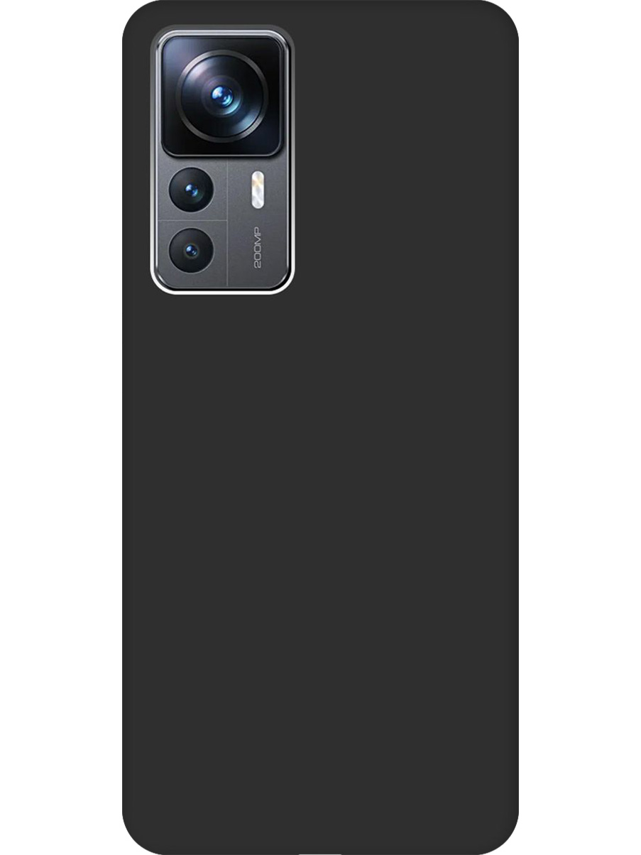 

Силиконовый чехол на Xiaomi 12T/12T Pro матовый черный, 762091913
