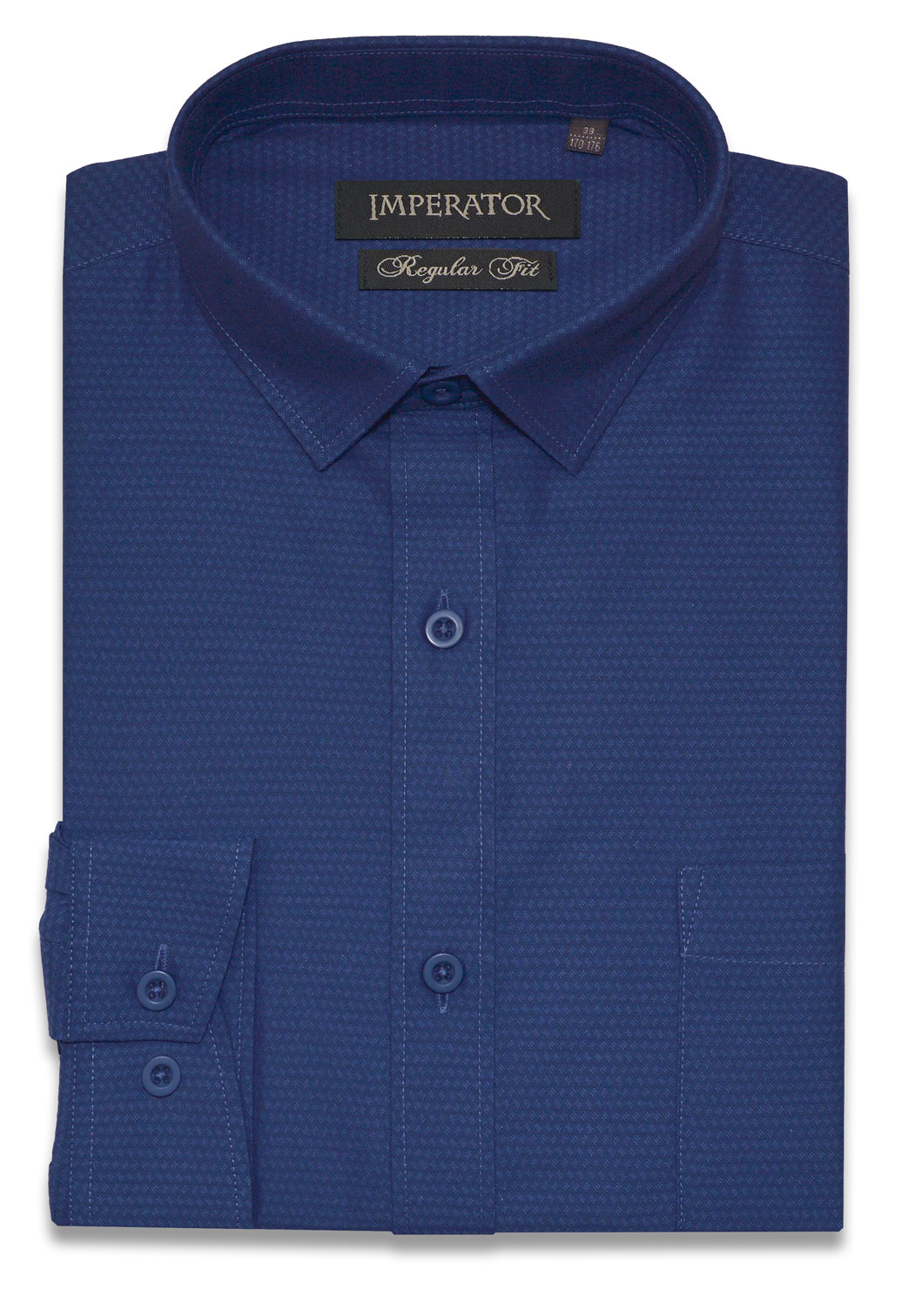 Рубашка детская Imperator Vichy 22-П, синий, 38 170-176