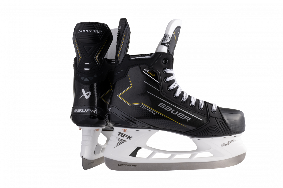 

Коньки хоккейные Bauer S24 Supreme M40 JR, 1,5, EE, Черный, M40 Jr
