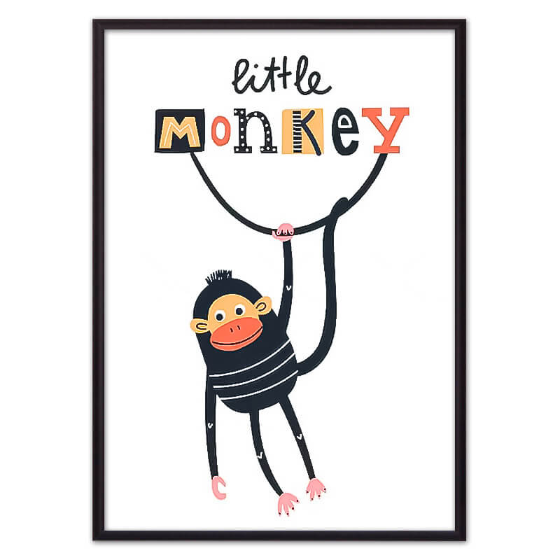 

Обезьяна "Little monkey" ВЫБОР РАЗМЕРА:30 х 40 см
