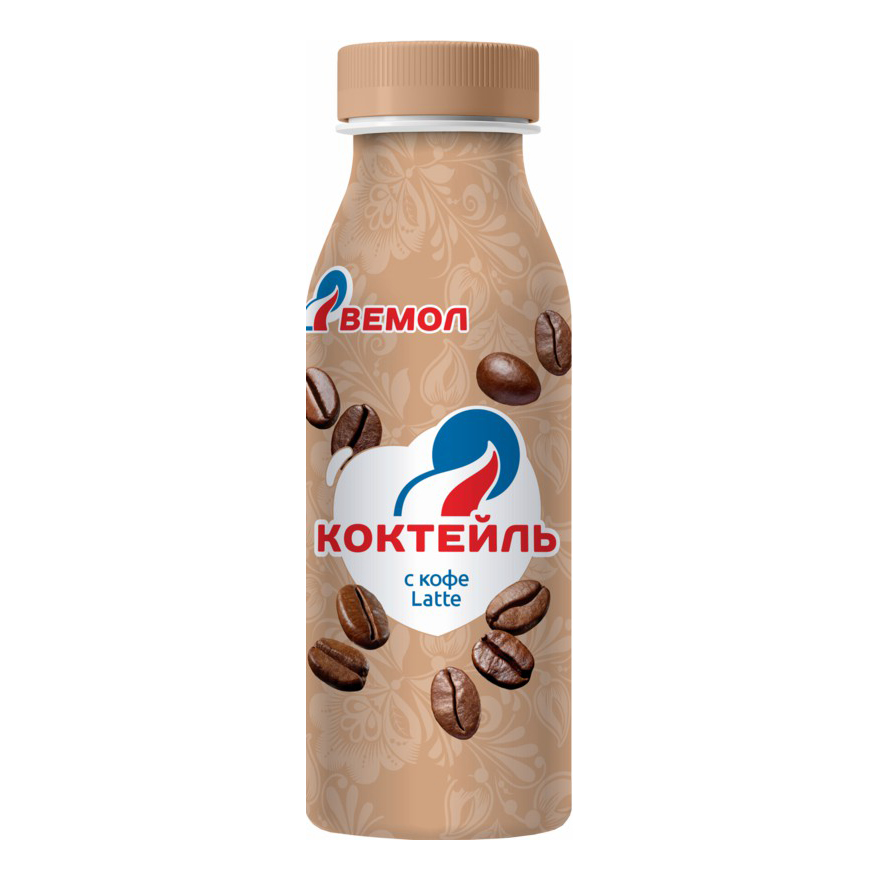 

Молочный коктейль Вемол кофе latte 2,5% 290 мл