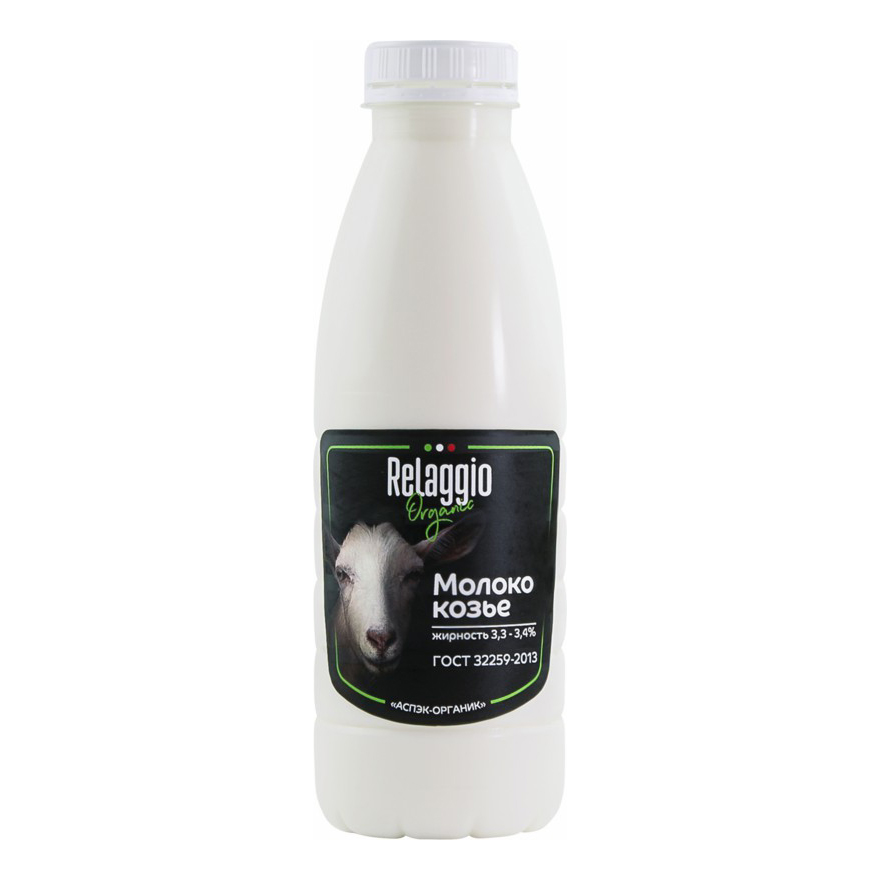 

Молоко козье Relaggio Organic пастеризованное 3,4% 500 мл