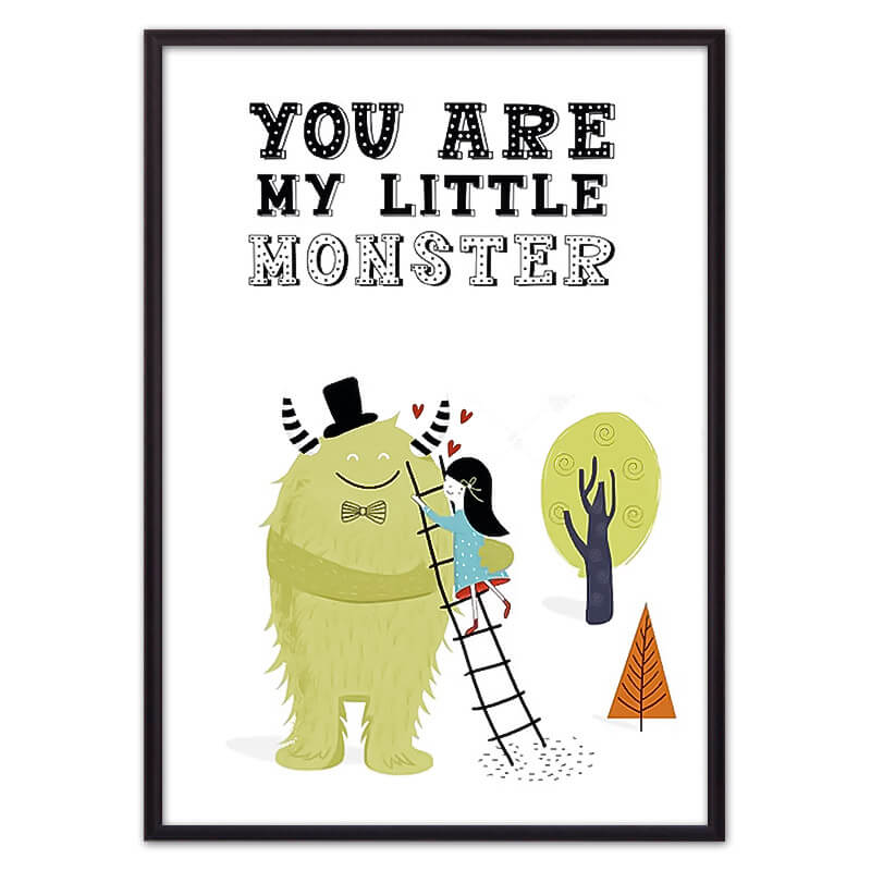

Монстр "Little monster" ВЫБОР РАЗМЕРА:30 х 40 см