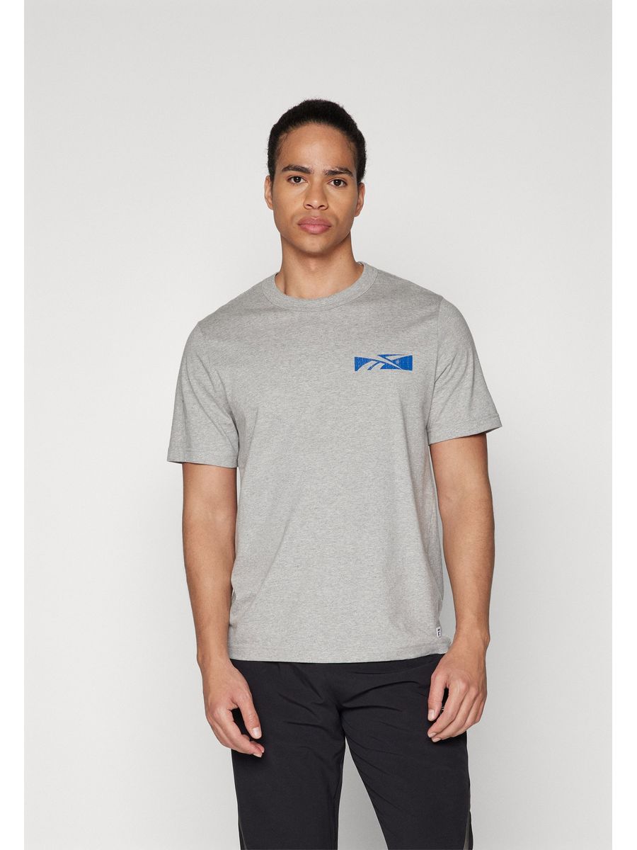 

Футболка мужская Reebok RE542D1CL серая S, Серый, RE542D1CL
