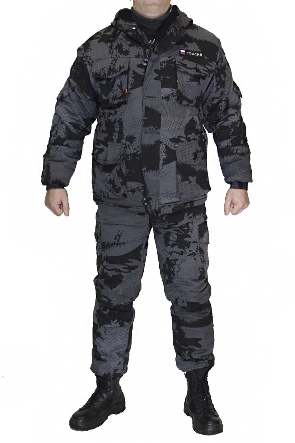 Костюм Kamukamu Горка Зима - 30С, night camo, 56 RU/ 58 RU, 176-182