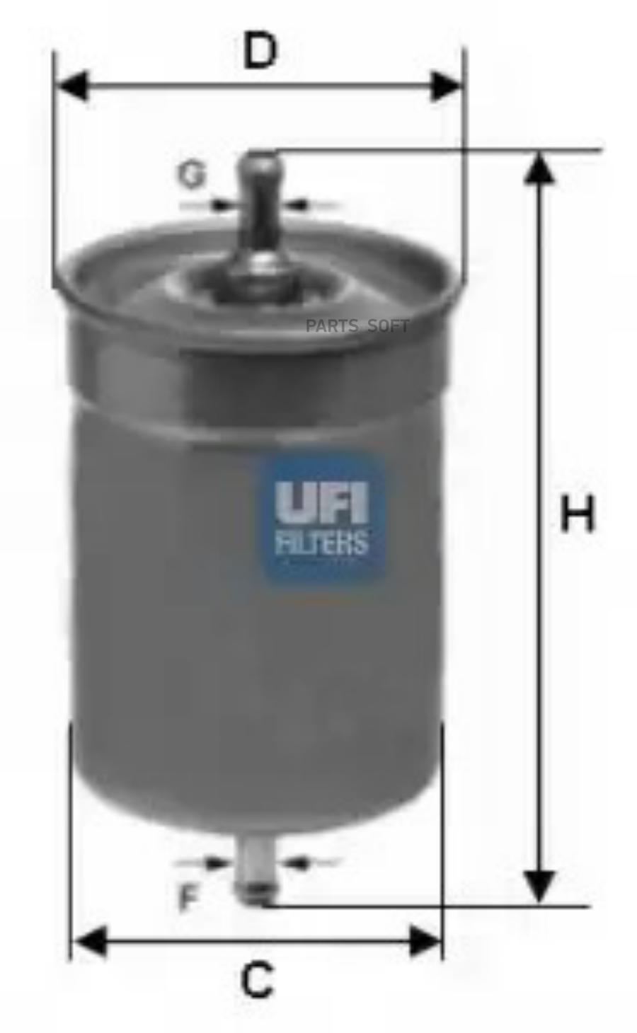 

Фильтр Топливный Bmw Citroen Fiat Nissan Renault Ufi 3150000