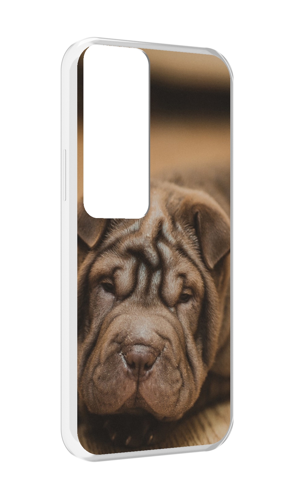 

Чехол MyPads шарпеи для Tecno Pova Neo 2, Прозрачный, Tocco