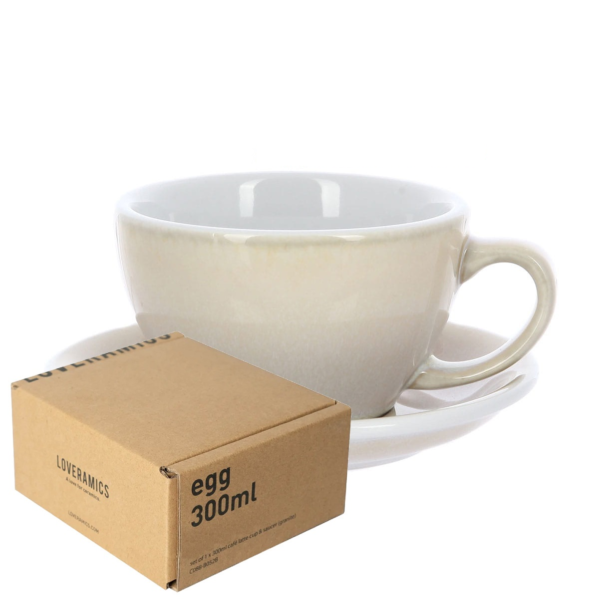 

Кофейная пара Loveramics egg, 300ml, цвет бежевый, box, egg, 300ml, цвет бежевый, box