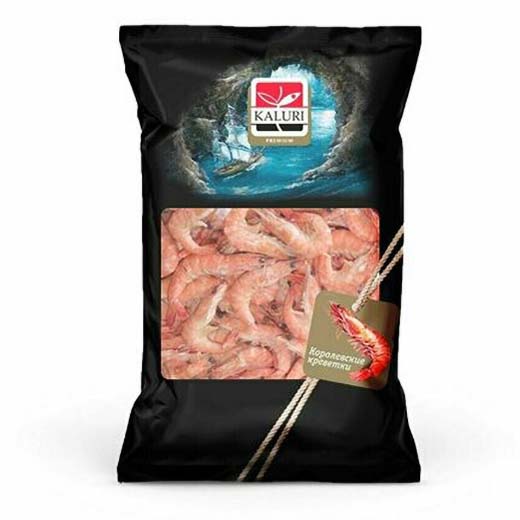 

Креветки Kaluri Королевские неочищенные 150+ варено-мороженые 1 кг