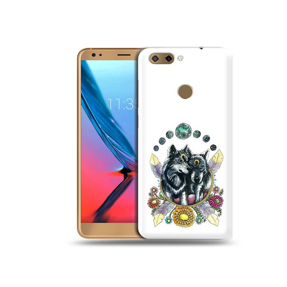 

Чехол MyPads Tocco для ZTE Blade V9 красивые волки абстракция (PT106427.464.408), Прозрачный, Tocco