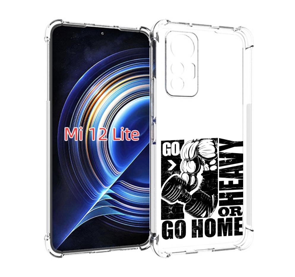 

Чехол MyPads накаченные руки для Xiaomi 12 Lite, Прозрачный, Tocco