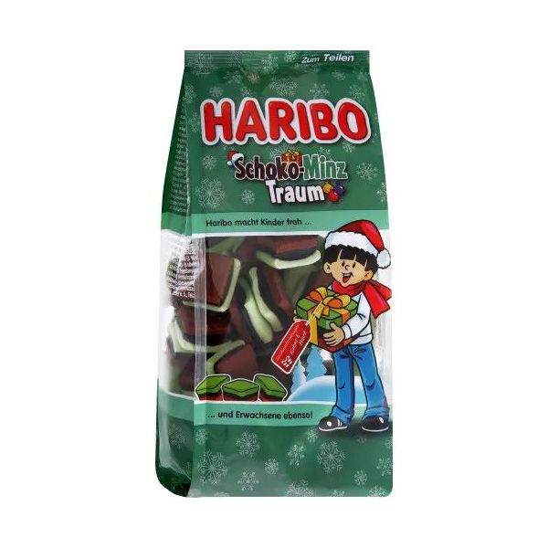 Конфеты Haribo Лакричные какао-мята 300 г