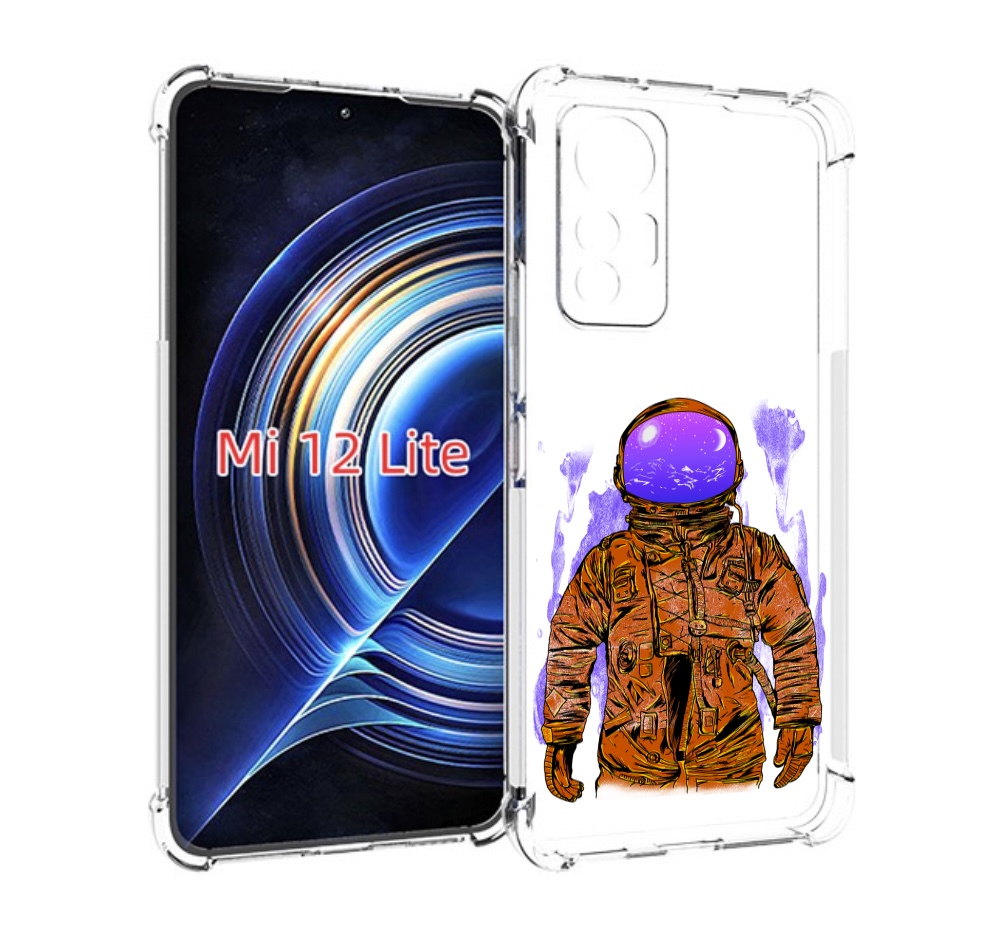 

Чехол MyPads нарисованный мужчина в скафандре для Xiaomi 12 Lite, Прозрачный, Tocco