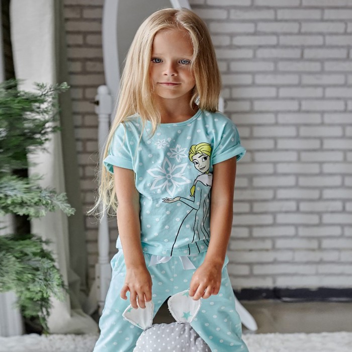

Футболка детская Disney, Холодное сердце, 98-104 (30), голубой, Холодное сердце