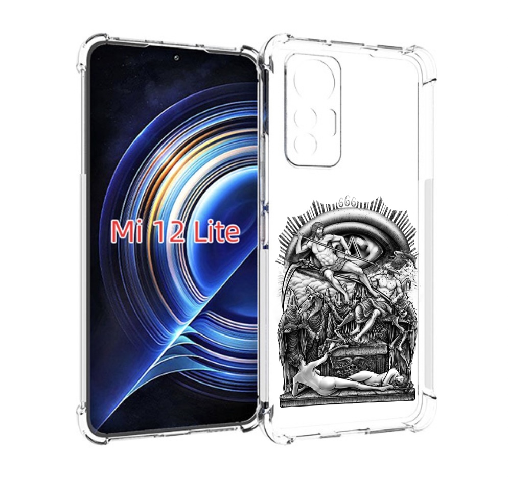 

Чехол MyPads оракул черно белый для Xiaomi 12 Lite, Прозрачный, Tocco