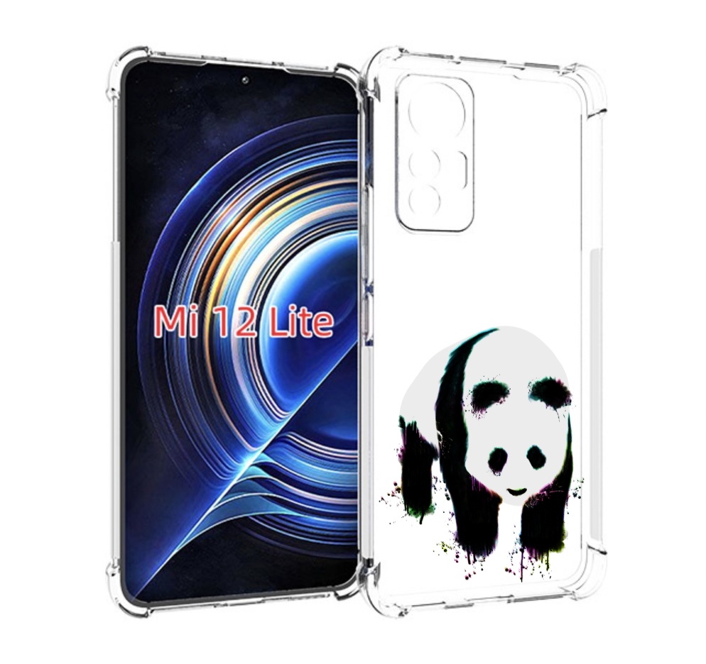 

Чехол MyPads панда в акварели для Xiaomi 12 Lite, Прозрачный, Tocco