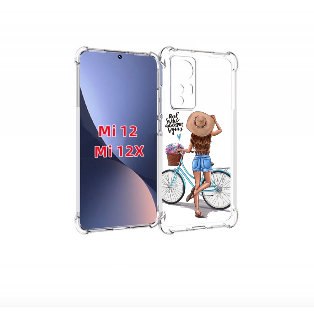 

Чехол-бампер MyPads Adventure женский для Xiaomi 12/Xiaomi 12X п, Прозрачный, Tocco