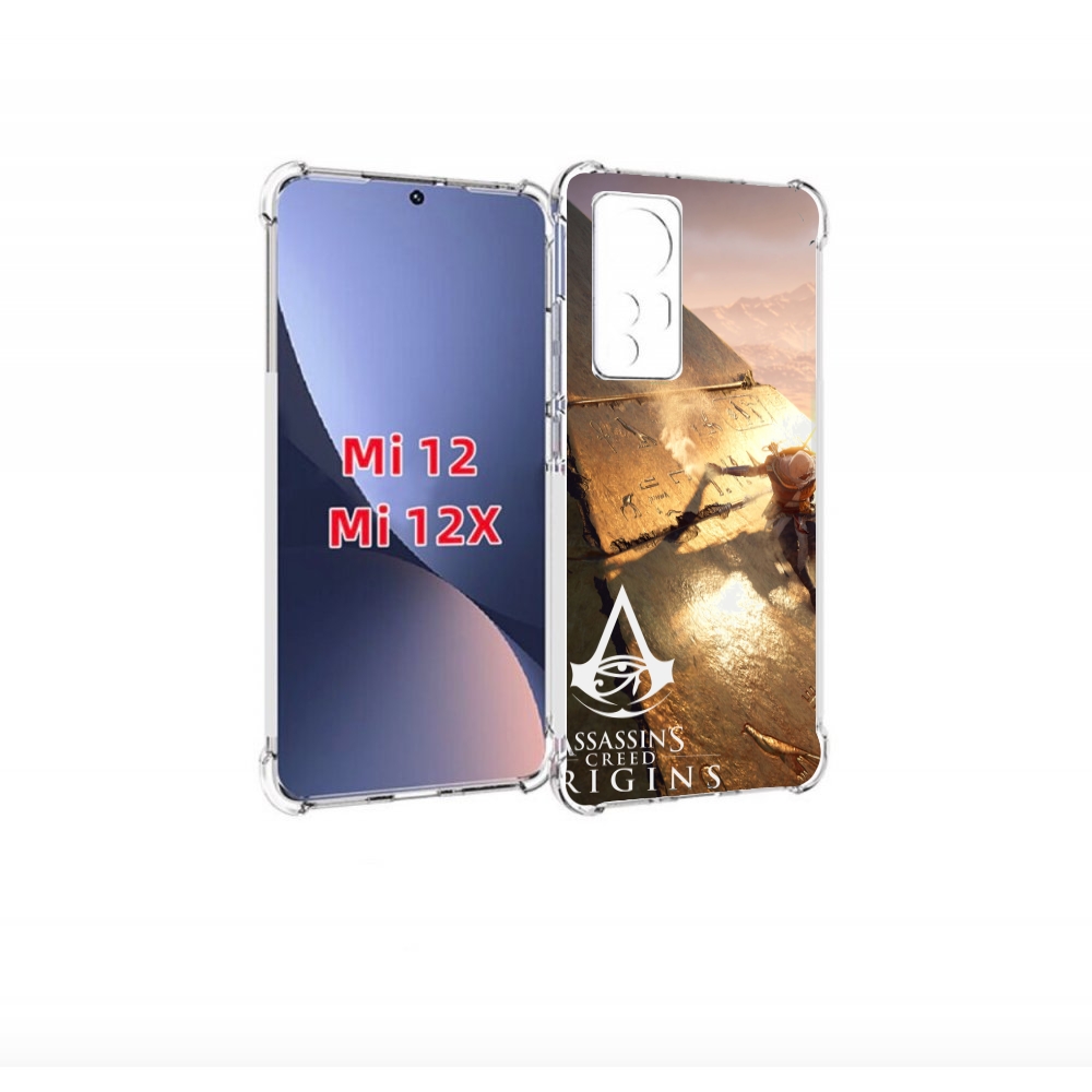 

Чехол-бампер MyPads Assassin's Creed Origins для Xiaomi 12/Xiaom, Прозрачный, Tocco