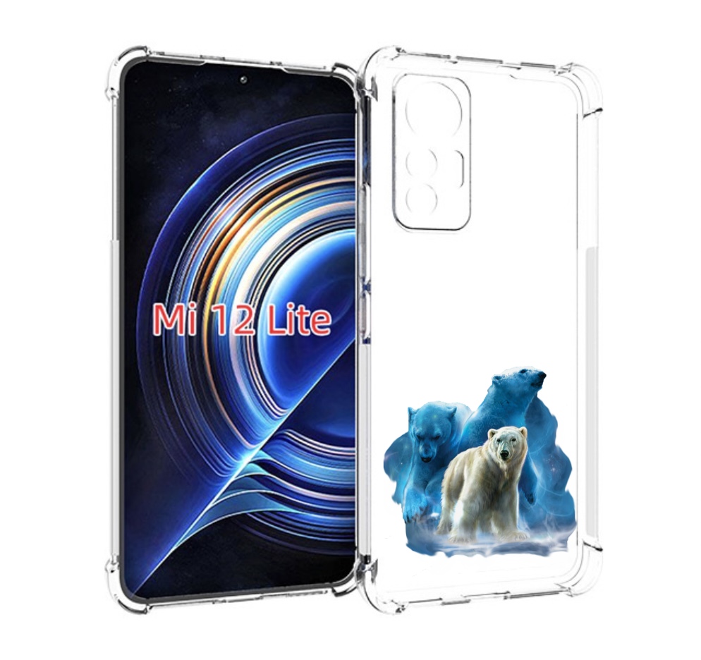 

Чехол MyPads полярный медведь для Xiaomi 12 Lite, Прозрачный, Tocco