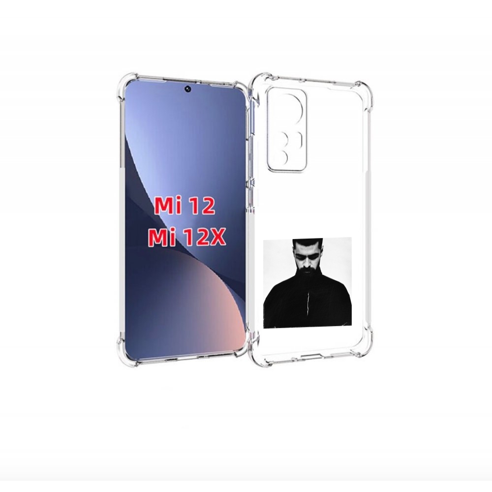 

Чехол-бампер MyPads Buster Keaton Miyagi мужской для Xiaomi 12/X, Прозрачный, Tocco