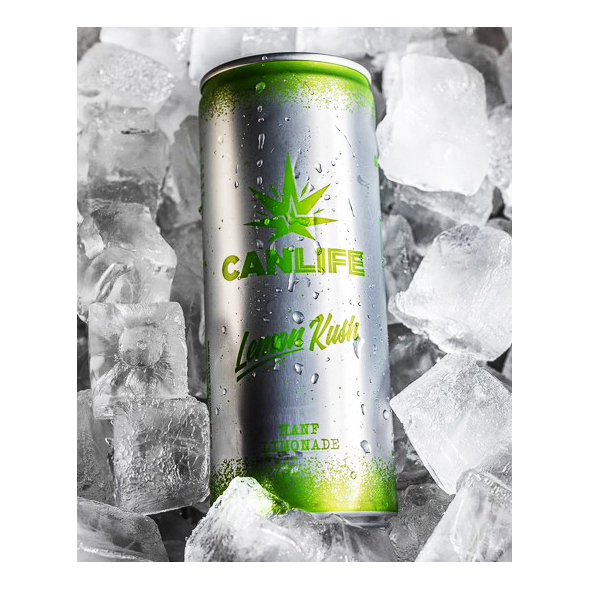 

Газированный напиток Canlife Lemon Kush на основе конопли 0,25 л