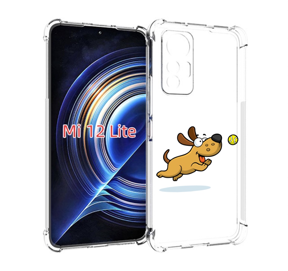 

Чехол MyPads пёсик для Xiaomi 12 Lite, Прозрачный, Tocco