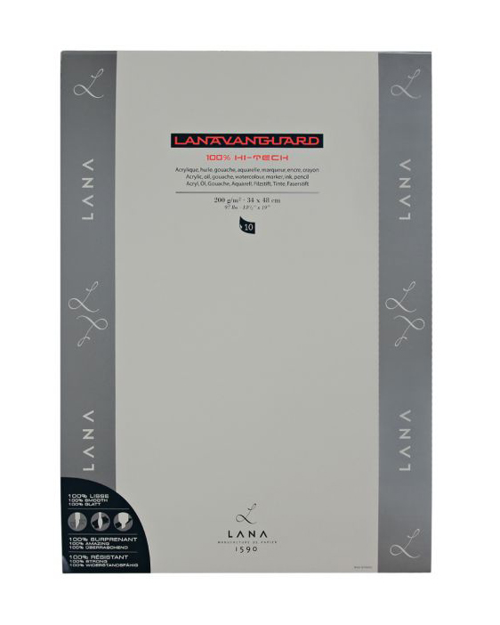 

Альбом-склейка для смешанных техник LANA "Lanavanguard" 38x48 см 200 г,10 л, полипропилен
