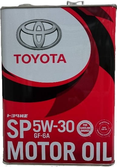 фото Моторное масло toyota motor oil sp/gf-6 5w30 4 л