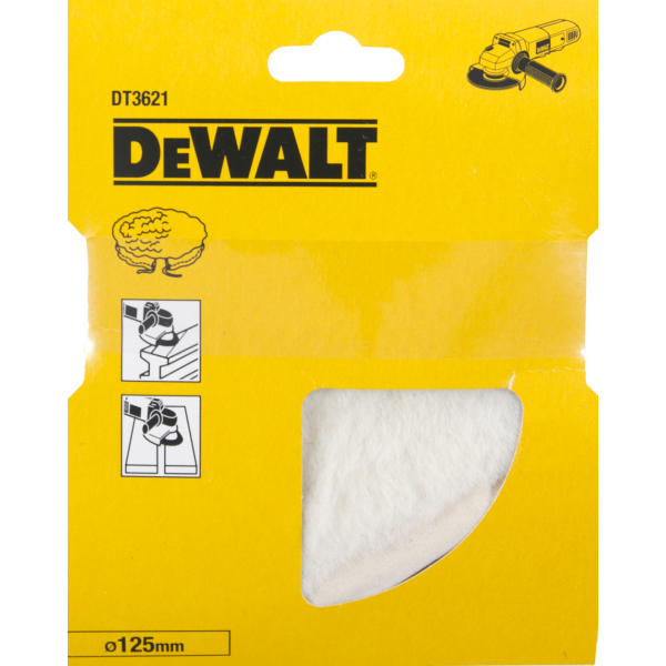 

Полировальный колпак, шерстяной, 125мм DEWALT DT3621-QZ