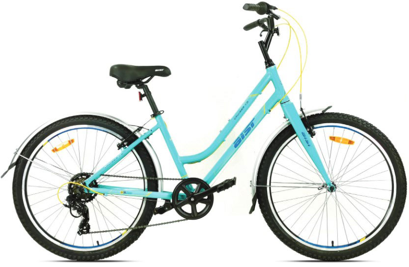 Велосипед AIST Cruiser 1.0 W 26 размер рамы 19 цвет голубой