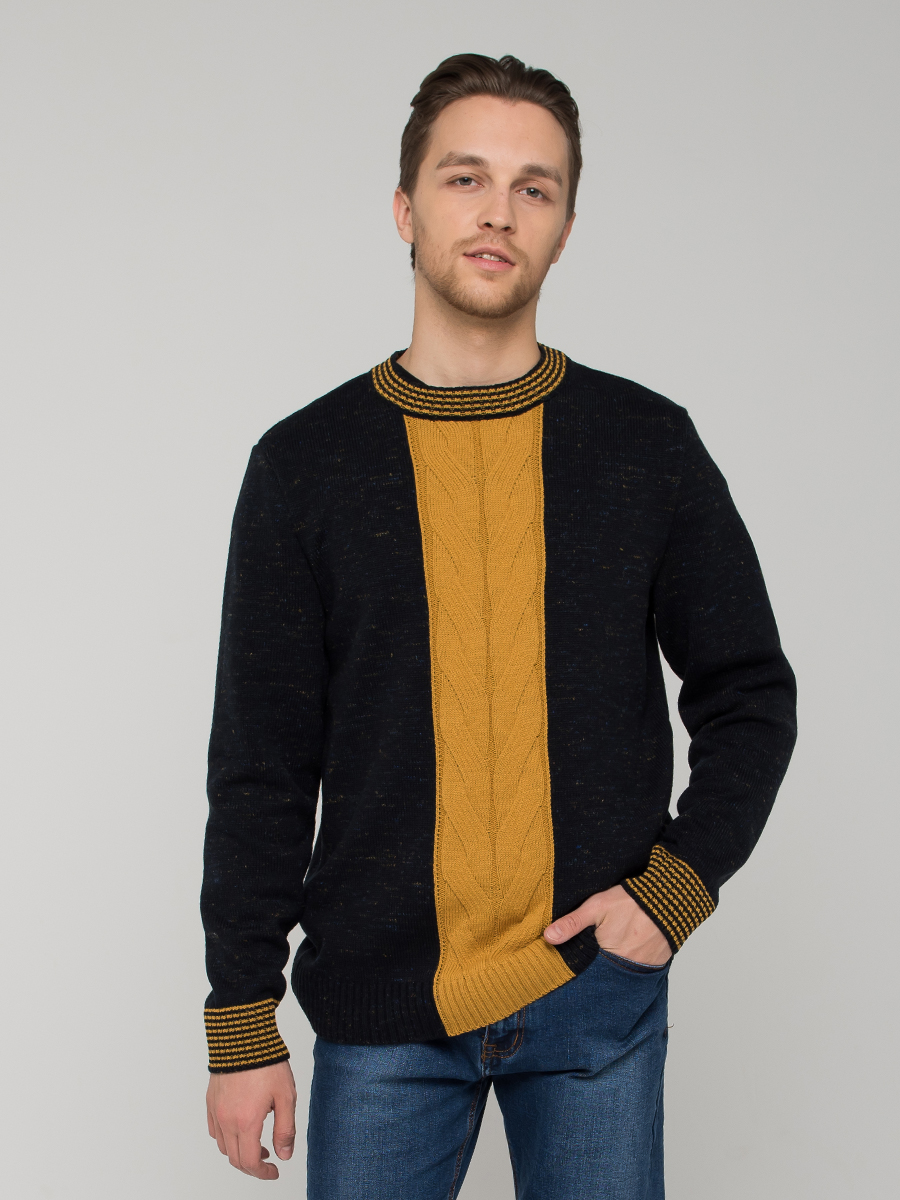 

Джемпер мужской BY212-15008 BE YOU синий 52 RU, BY212-15008