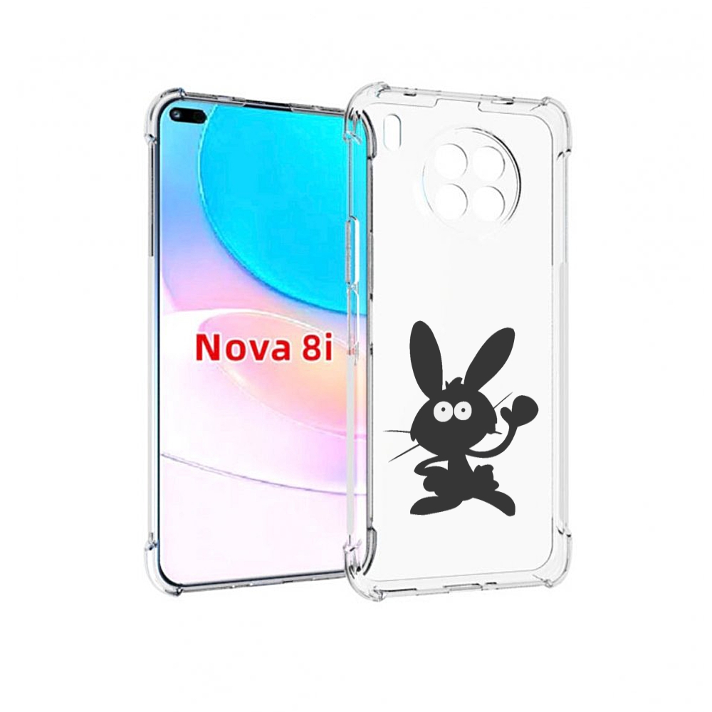 Чехол бампер MyPads Заяц для Huawei Nova 8i