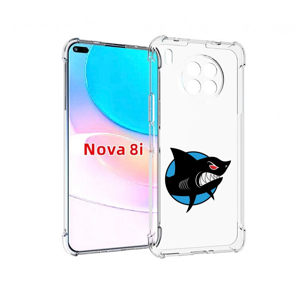 Чехол бампер MyPads Злая-акула для Huawei Nova 8i