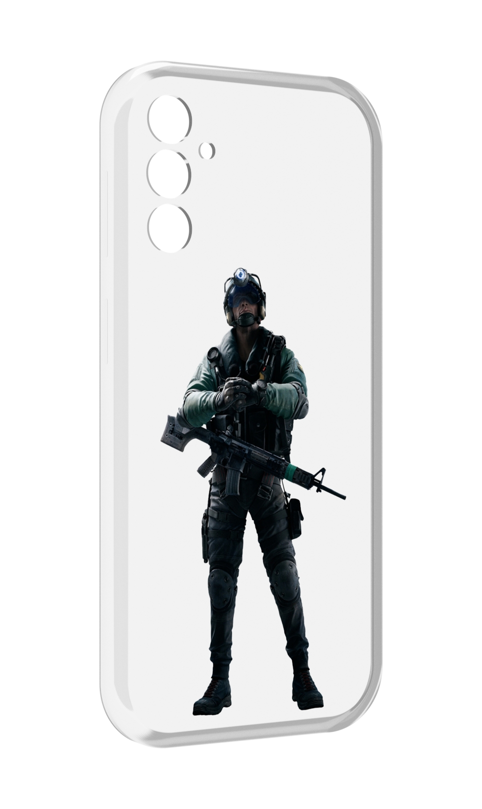 

Чехол MyPads Tom-Clancy's-Rainbow-Six-2 для Samsung Galaxy M13, Прозрачный, Tocco