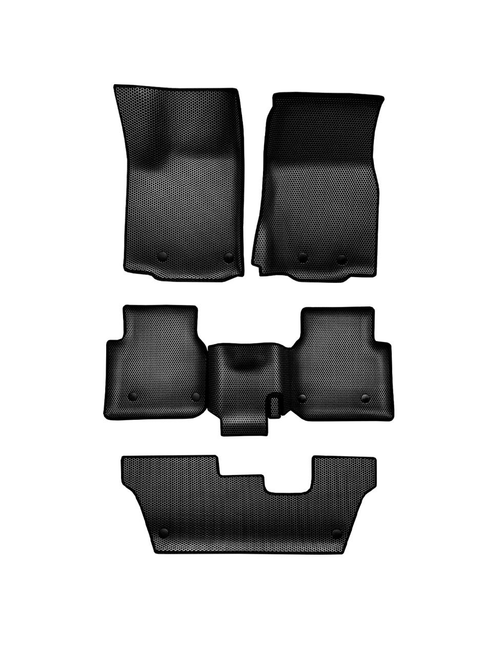 

Комплект ковриков в салон автомобиля SUPERVIP для Jeep Grand Cherokee L 5 (WL) 21-н.в., Jeep Grand Cherokee L 5 (WL) 21-н.в. на 3 ряда