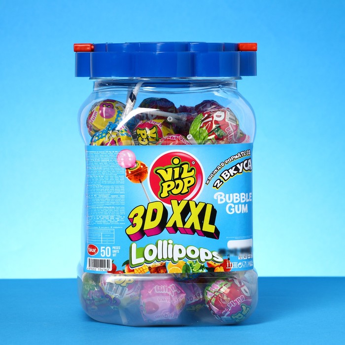 

Леденцы карамельные на палочке "Vil pop", 30 г