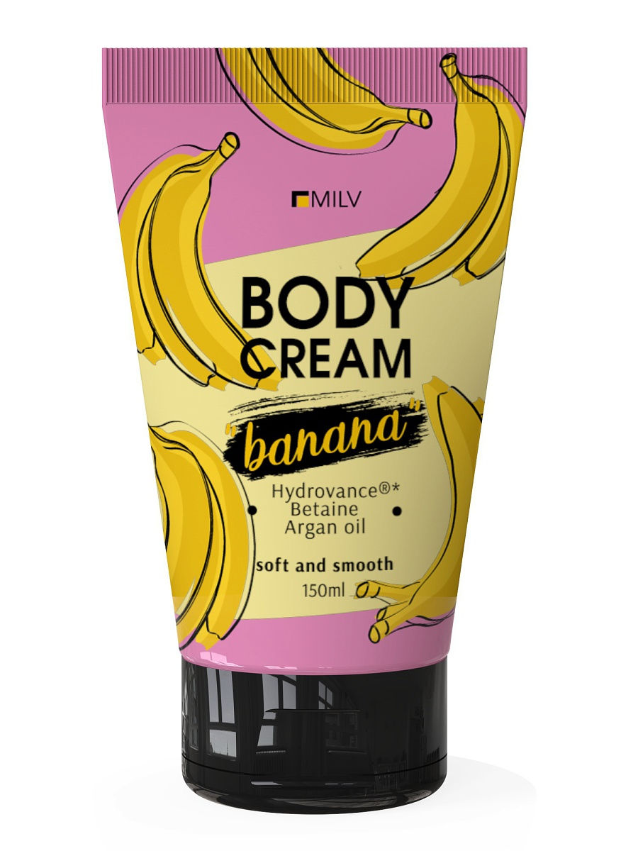 

Крем для тела Milv, банан, 150 мл