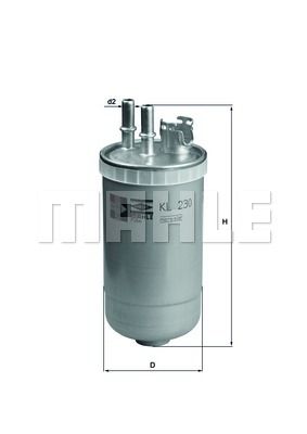 

Фильтр топливный KNECHT KL 230